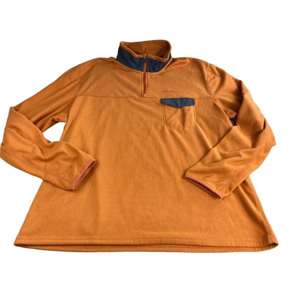 Merrell Flux Lightweight 1/4 Zip Pullover Fleece Size XL Sweatshirt Burnish - Picture 6 of 6